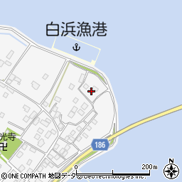 茨城県行方市白浜318周辺の地図