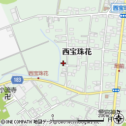 埼玉県春日部市西宝珠花424周辺の地図