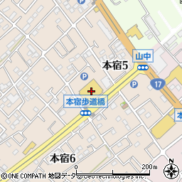 埼玉りそな銀行コープみらい北本店 ＡＴＭ周辺の地図