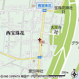 埼玉県春日部市西宝珠花117周辺の地図