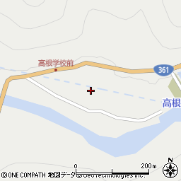 岐阜県高山市高根町下之向164周辺の地図
