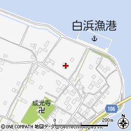 茨城県行方市白浜338周辺の地図