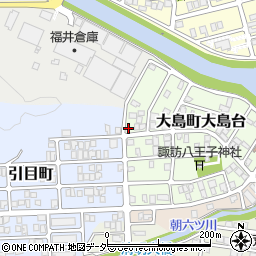 福井県福井市大島町大島台617周辺の地図
