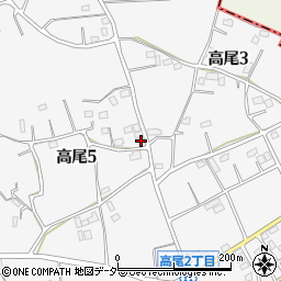 埼玉県北本市高尾5丁目126周辺の地図