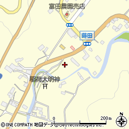 埼玉県秩父市蒔田周辺の地図