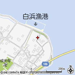 茨城県行方市白浜321周辺の地図