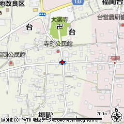 福岡寺前周辺の地図