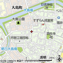 福井県福井市大島町大島台1402周辺の地図