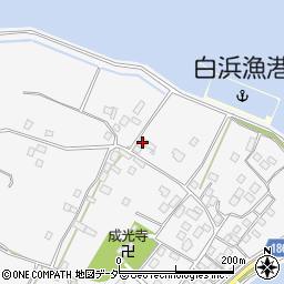 茨城県行方市白浜353周辺の地図