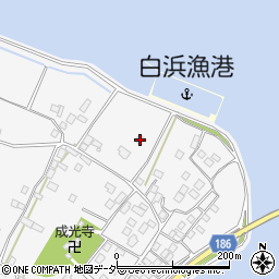 茨城県行方市白浜335周辺の地図