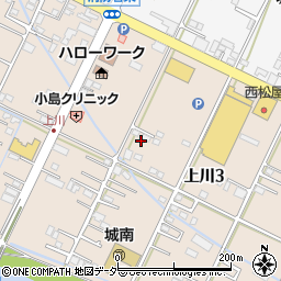 長野県諏訪市上川3丁目2443周辺の地図
