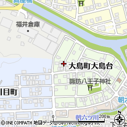 福井県福井市大島町大島台612周辺の地図