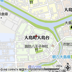 福井県福井市大島町大島台420周辺の地図