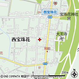 埼玉県春日部市西宝珠花121周辺の地図