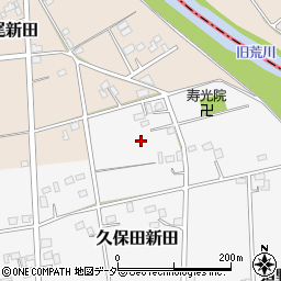 埼玉県吉見町（比企郡）久保田新田周辺の地図