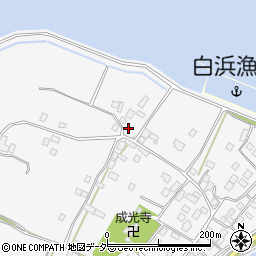 茨城県行方市白浜366周辺の地図