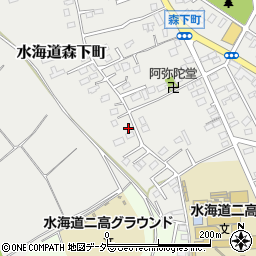 茨城県常総市水海道森下町3874-1周辺の地図