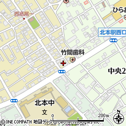 埼玉県北本市西高尾1丁目248周辺の地図