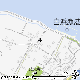 茨城県行方市白浜355周辺の地図