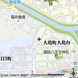 福井県福井市大島町大島台611周辺の地図