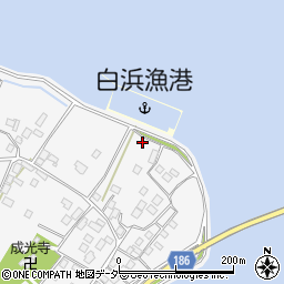 茨城県行方市白浜1570周辺の地図