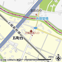 埼玉県桶川市五町台99周辺の地図