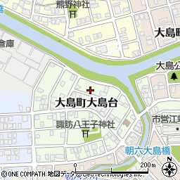 福井県福井市大島町大島台312周辺の地図