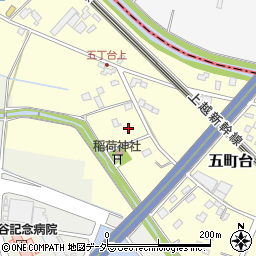 埼玉県桶川市五町台206周辺の地図