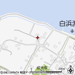 茨城県行方市白浜522周辺の地図