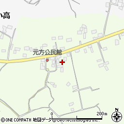 茨城県行方市南750-1周辺の地図