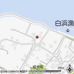 茨城県行方市白浜365周辺の地図
