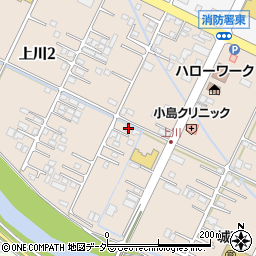 長野県諏訪市上川2丁目2179周辺の地図