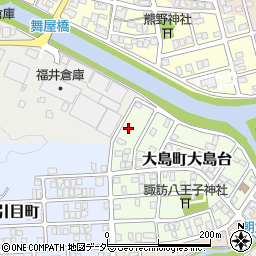 福井県福井市大島町大島台626周辺の地図