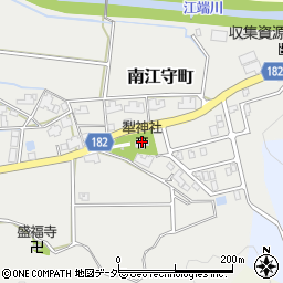 犁神社周辺の地図