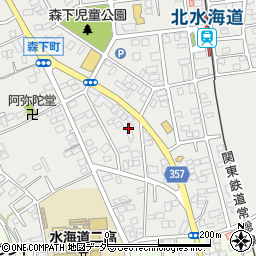 茨城県常総市水海道森下町4568-1周辺の地図