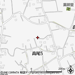埼玉県北本市高尾5丁目188周辺の地図