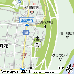 埼玉県春日部市西宝珠花81周辺の地図