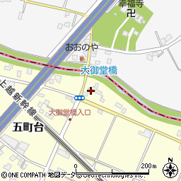 埼玉県桶川市五町台372-1周辺の地図