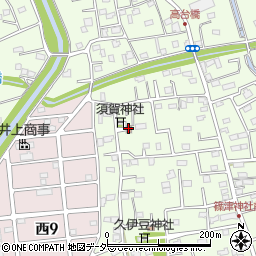 篠津横宿集会所周辺の地図