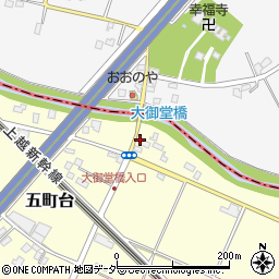 埼玉県桶川市五町台372周辺の地図