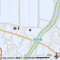 茨城県稲敷郡美浦村舟子周辺の地図