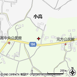 茨城県行方市南677周辺の地図