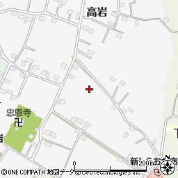 埼玉県白岡市高岩2074周辺の地図