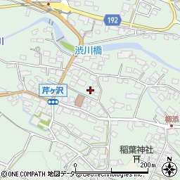 長野県茅野市北山芹ケ沢周辺の地図