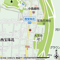 埼玉県春日部市西宝珠花61周辺の地図