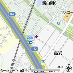 埼玉県白岡市高岩35周辺の地図