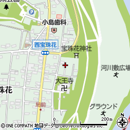 埼玉県春日部市西宝珠花80周辺の地図