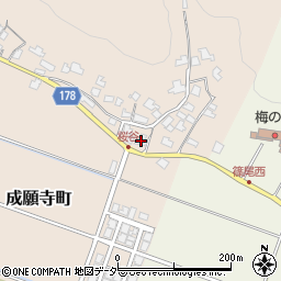 福井県福井市成願寺町3-12周辺の地図