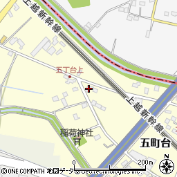 埼玉県桶川市五町台146-3周辺の地図