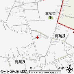 埼玉県北本市高尾5丁目150周辺の地図